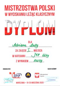 Dyplom dla ucznia